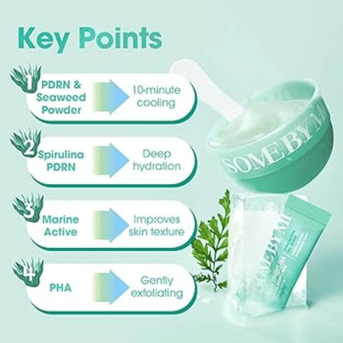 Spirulina PDRN Soothing Sherbet Mask - WowSkin Romania
